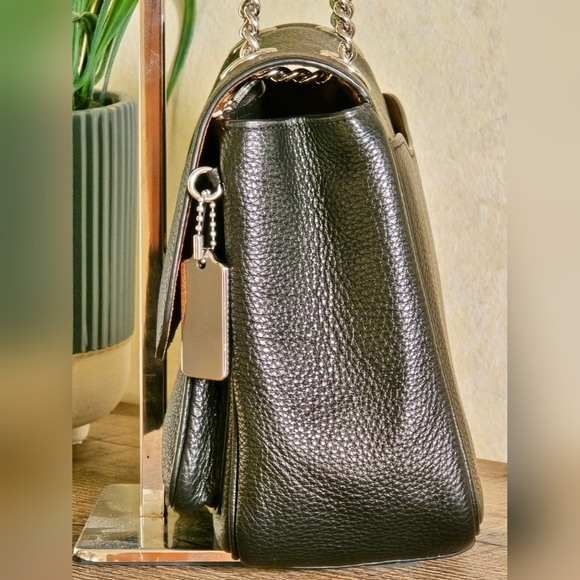 Coach Black Pebble Leather Klare 25 Crossbody Bag - Picture 7 of 10